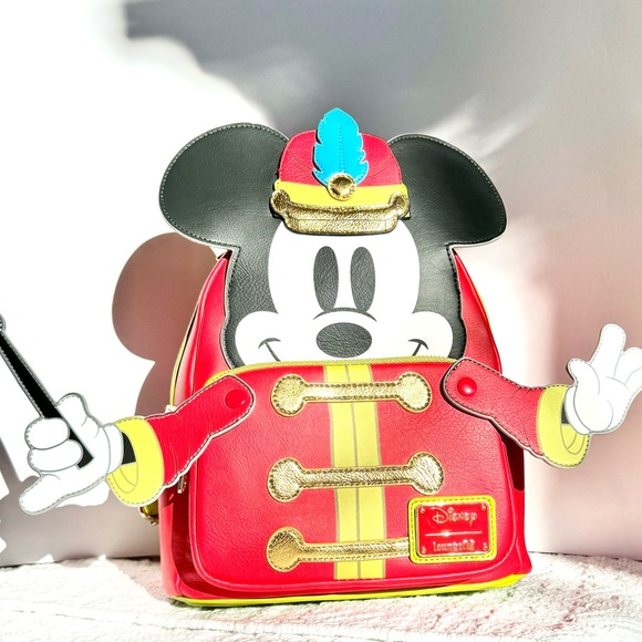 NWT Loungefly Mickey Mouse The Band Concert Disney 100 backpack - Picture 3 of 6